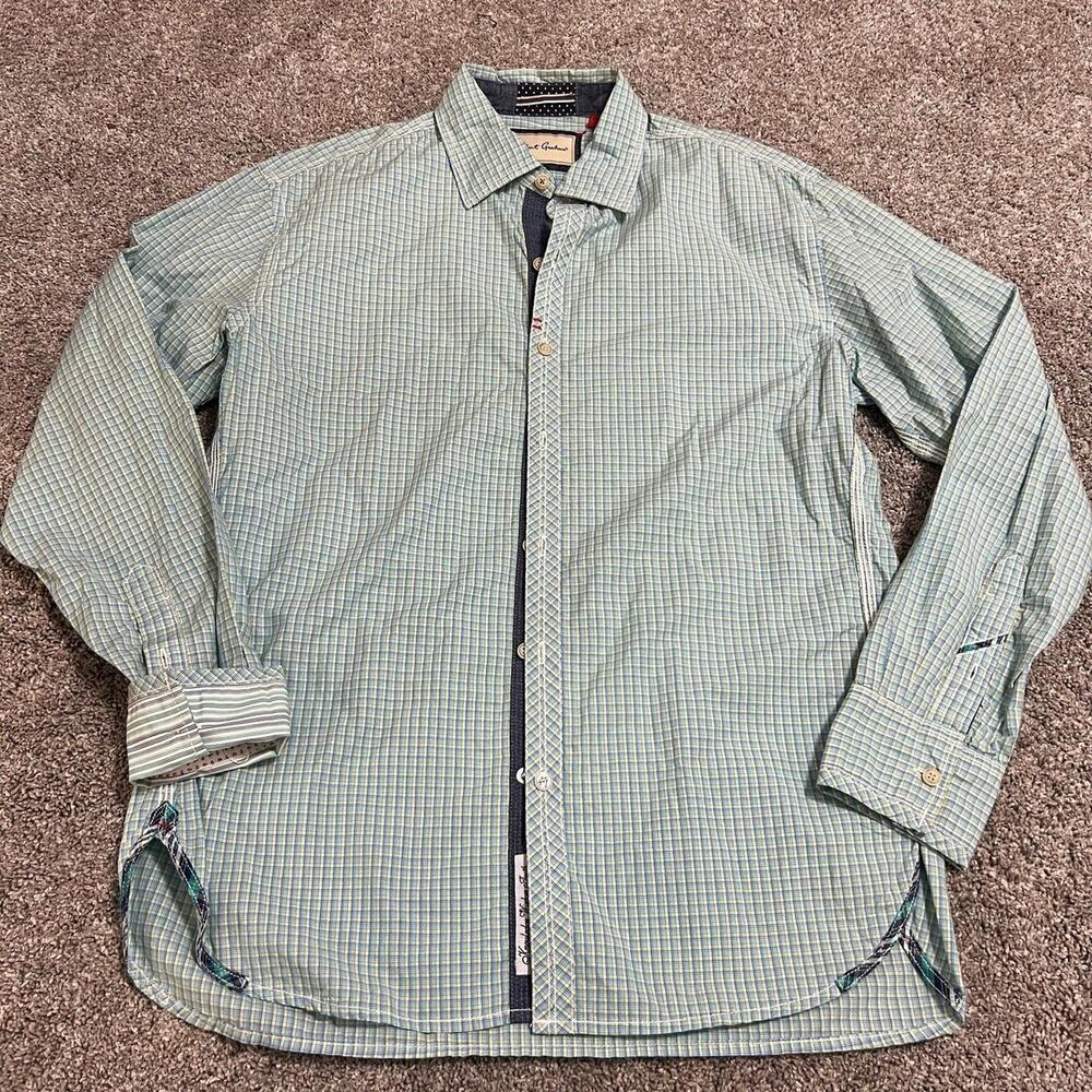 Robert Graham Mens Taylored Fit Button Down Shirt size Medium